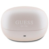 Guess Capsule Printed Logo - TWS ANC & ENC Casque Bluetooth + étui de chargement (rose)