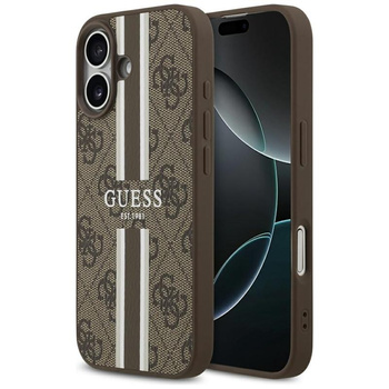 Guess 4G Printed Stripes MagSafe - iPhone 17 Case (brown)