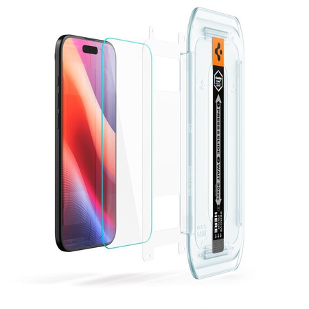 SZKŁO HARTOWANE DO IPHONE AIR SPIGEN Z RAMKĄ SZYBKA OCHRONNA NA EKRAN 2 SZT