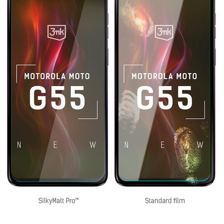 3mk Silky Matt Pro - Matte Schutzfolie für Motorola Moto G55 5G