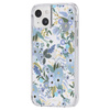 Rifle Paper Clear - iPhone 14 Plus Case (Garden Party Blue)