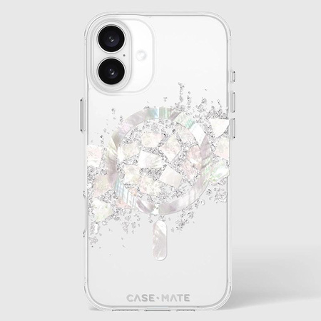 Case-Mate Karat MagSafe - iPhone 16 Plus case decorated with mother of pearl (A Touch of Pearl)