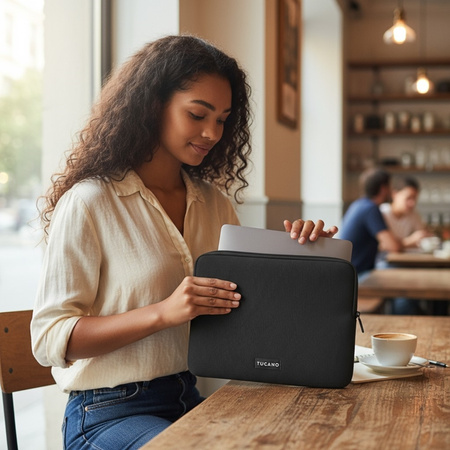 Tucano Colore2 - Sleeve for MacBook Air 13” / Pro 13" / Laptop 12” (black)