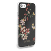 Guess Flower Shiny Collection N4 - Coque iPhone SE 2020 / 8 / 7 (Noir)