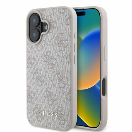 Guess 4G Classic - pouzdro pro iPhone 16 (růžové)