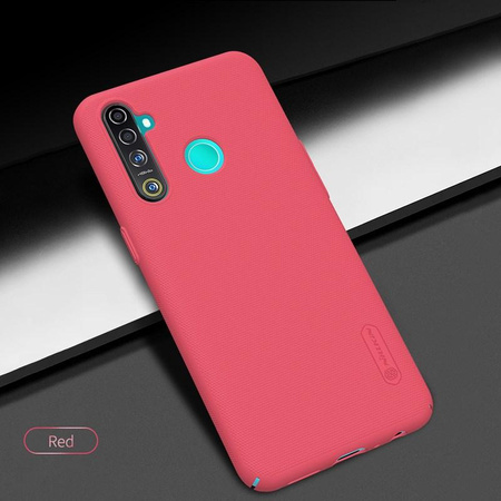 Nillkin Super Frosted Shield - Etui Realme 5 Pro / Realme Q (Bright Red)