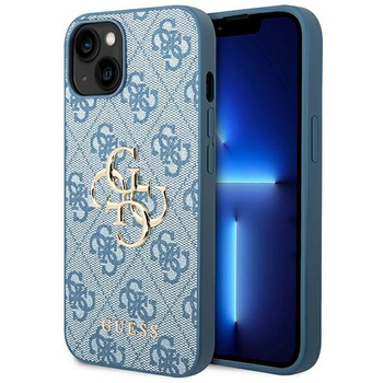 Guess 4G Big Metal Logo - iPhone 14 tok (kék)