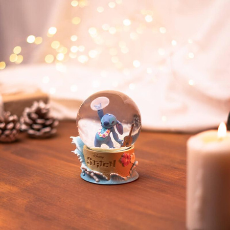 Disney Stitch - Boule de neige en verre dans une boîte cadeau
