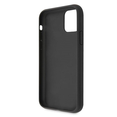 Guess Saffiano 4G Circle Logo - Etui iPhone 11 Pro Max (czarny)