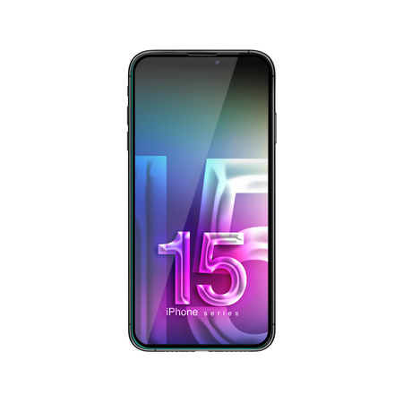 3mk HardGlass Max Lite - Verre trempé pour iPhone 15 Pro Max (Noir)