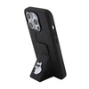 Karl Lagerfeld Gripstand Saffiano Choupette Pins - Coque iPhone 15 Pro Max (noir)
