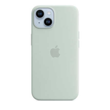 Apple Silicone Case - Coque en silicone avec MagSafe pour iPhone 14 (agave)
