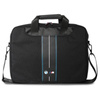 BMW Nylon Blau Streifen - 16" Notebook-Tasche (schwarz)