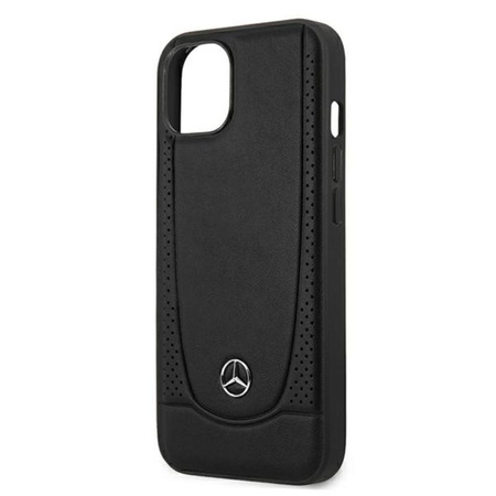 Mercedes Leather Urban Line - iPhone 13 mini case (black)