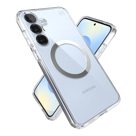 Speck Presidio® Perfect-Clear Magnet – przezroczysta ochrona z magnetycznym wsparciem dla Galaxy S25+ i S24+