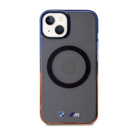BMW Gradient Bumper MagSafe - pouzdro pro iPhone 14 (šedé)