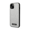Karl Lagerfeld Glitter Plaque Logo - Etui iPhone 14 (srebrny)