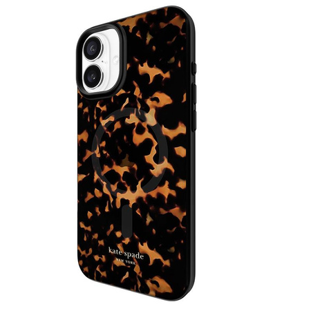Kate Spade New York Protective MagSafe - Hülle für iPhone 16 Plus (Tortoise)