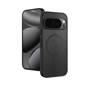 Crong Hybrid matt mágneses - MagSafe tok Google Pixel 10 Pro készülékhez (fekete)