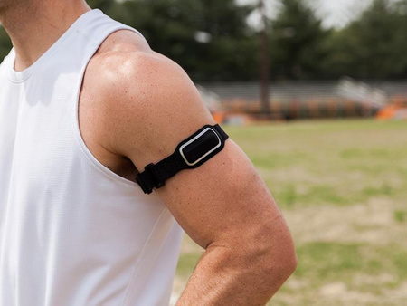 Griffin Sleep Sport Band - Sportowa opaska na rękę do Fitbit, Jawbone i Sony SmartBand (czarny)