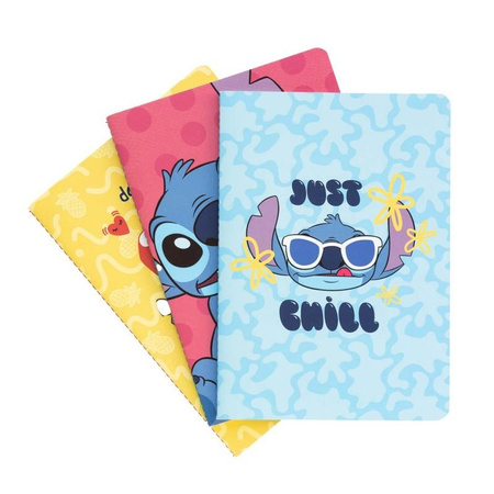 Disney Stitch - Set of notebooks A5 from Tropical collection 3 pcs.