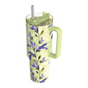 Quokka Stream - Tasse thermique en acier inoxydable de 1200 ml avec paille (Matcha)