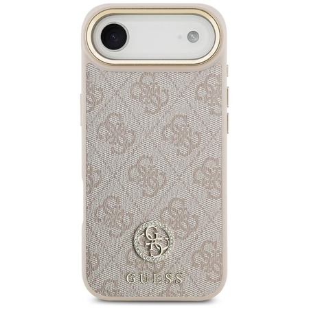 Guess 4G Strass Logo MagSafe - Hülle iPhone Air (Rosa)