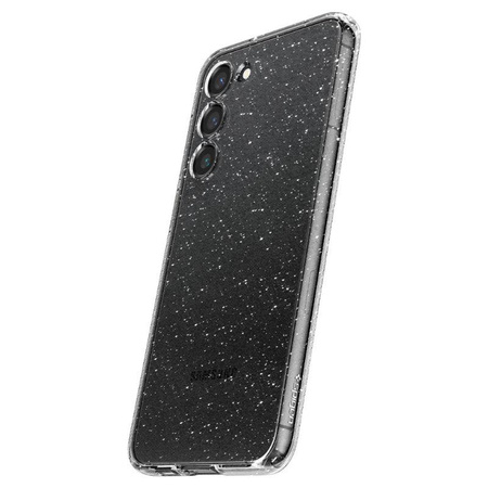 Spigen Liquid Crystal Glitter - tok Samsung Galaxy S23 készülékhez (átlátszó)