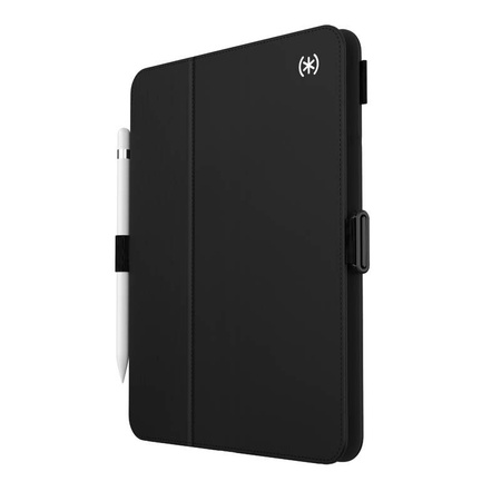 Speck Balance Folio - pouzdro pro iPad 11" (2025) / 10,9" (2022) s povrchovou úpravou MICROBAN, magnetem a stojánkem (černé)