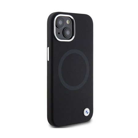 BMW Signature Liquid Silicone MagSafe - pouzdro pro iPhone 15 (černé)