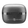 Cellularline Music Sound Flow - Bluetooth V5.3 TWS kabellose Kopfhörer mit Ladetasche (schwarz)