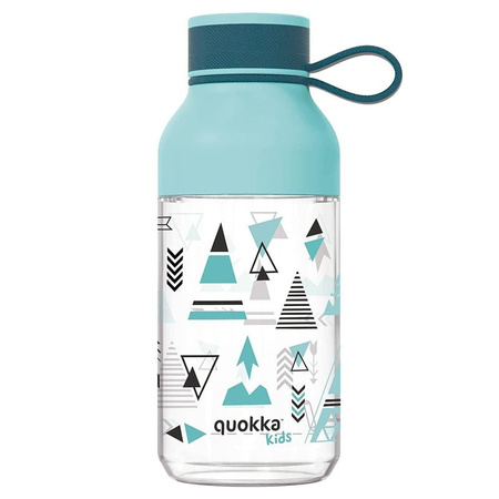 Quokka Ice Kids mit Riemen - 430 ml Tritan Trinkflasche mit Riemen (Indian)