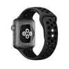 Crong Duo Sport - szíj Apple Watch-hoz 38/40/41/42 mm (szürke/fekete)