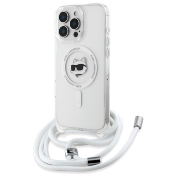 Karl Lagerfeld IML Choupette Head & Cord MagSafe - Case for iPhone 16 Pro Max (transparent)