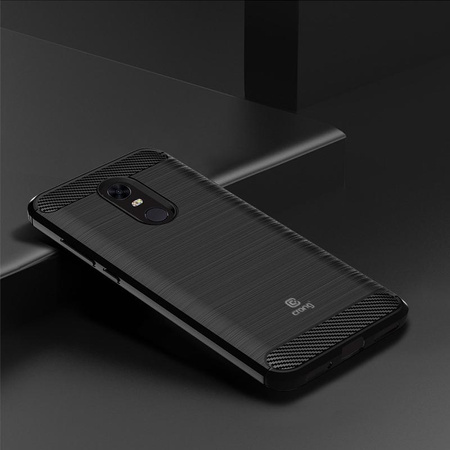 Crong Soft Armour Cover - Etui Xiaomi Redmi 5 Plus (czarny)