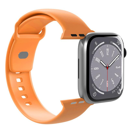 PURO ICON - Elastic strap for Apple Watch 44/45/46/49 mm (S/M & M/L) (Apricot)