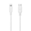 Momax Zero - USB-C (Power Delivery Fast Charging 3A) Lightning MFi csatlakozókábel 1,2 m (fehér)