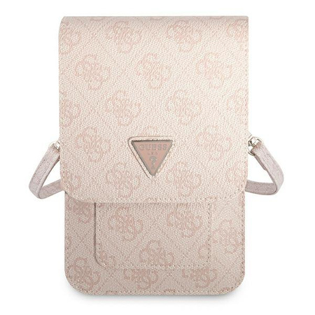 Guess Wallet 4G Triangle Logo Phone Bag - Sacoche pour smartphone et accessoires (rose)