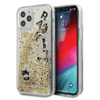 Karl Lagerfeld Glitter Liquid Floating Charms - iPhone 12 / iPhone 12 Pro Case (Gold Floating Charms)