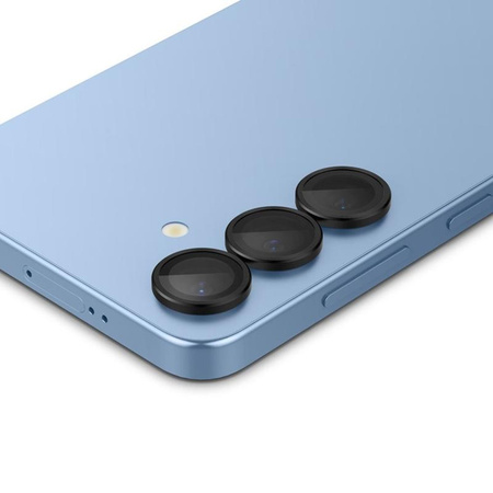 Spigen Optik Pro GLAS.TR EZ Fit Camera Protector 2-Pack - Ochranné sklo na objektiv pro Samsung Galaxy S25+ (2 ks) (Black)