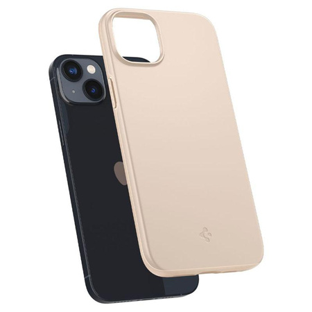 Spigen Thin Fit - Coque pour iPhone 15 Plus / iPhone 14 Plus (Beige)