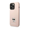 Karl Lagerfeld Choupette Body - Hülle für iPhone 14 Pro (Hellrosa)