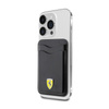 Ferrari Wallet Cardslot MagSafe Leather 2023 - Mágneses pénztárca (fekete)