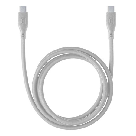 Cellularline Soft Cable - kabel USB-C na USB-C 1,2 m (šedý)