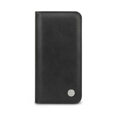 Moshi Overture - 3-in-1-Hülle mit Flip Cover iPhone 13 Pro (antibakterielles NanoShield™) (Jet Black)