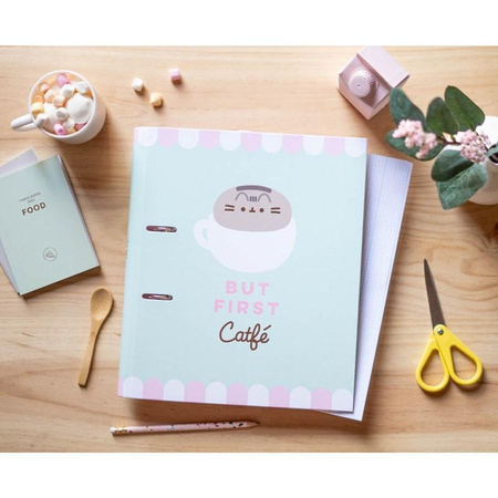 Pusheen - Classeur de collection Foodie (2 anneaux, élastique)