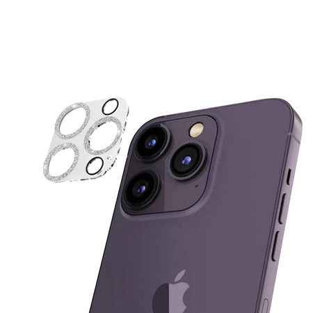 Case-Mate Sparkle Lens Protector - Verre de protection pour iPhone 14 Pro / iPhone 14 Pro Max (Twinkle)