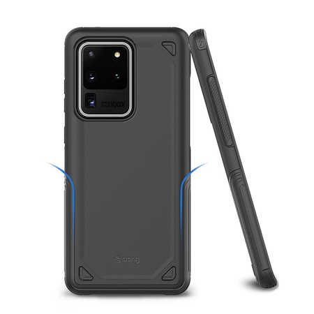 Crong Defender Case - Samsung Galaxy S20 Ultra Case (noir)