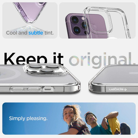 Spigen Ultra Hybrid Mag MagSafe – Etui do iPhone 14 Pro Max (Frost Clear)