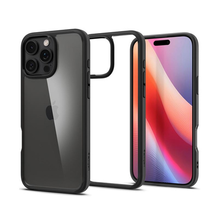 SPIGEN ULTRA HYBRID IPHONE 16 PRO MAX MATNÁ ČERNÁ